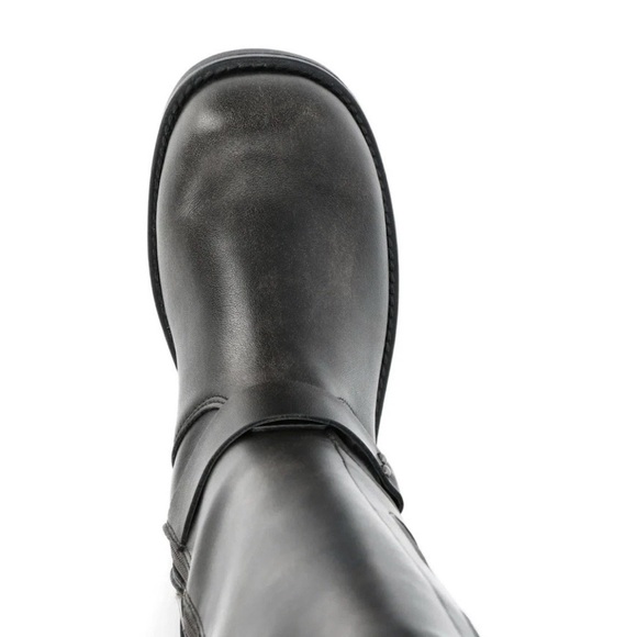 NWT! Madden NYC Women's Faux Leather Tall Moto Boots Dark Brown SIZE 6 No Box - Picture 3 of 15